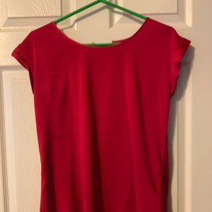 Express Red Blouse, Red Blouse, Silky Blouse, Cute red blouse, Express Blouse